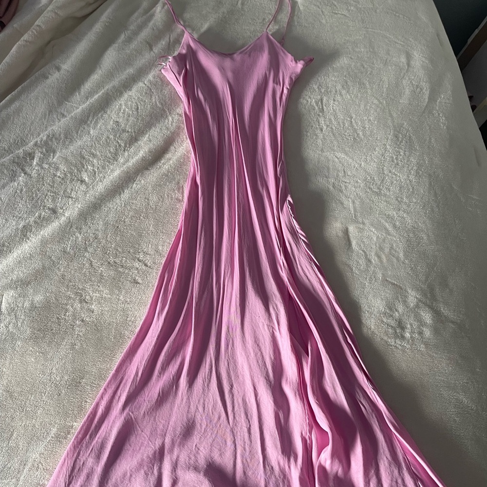 Zara Soft Pink Maxi Dress